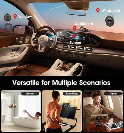 2025 Newest 360° Adjustable Vacuum Magnetic Suction Cup Phone Holder Mount